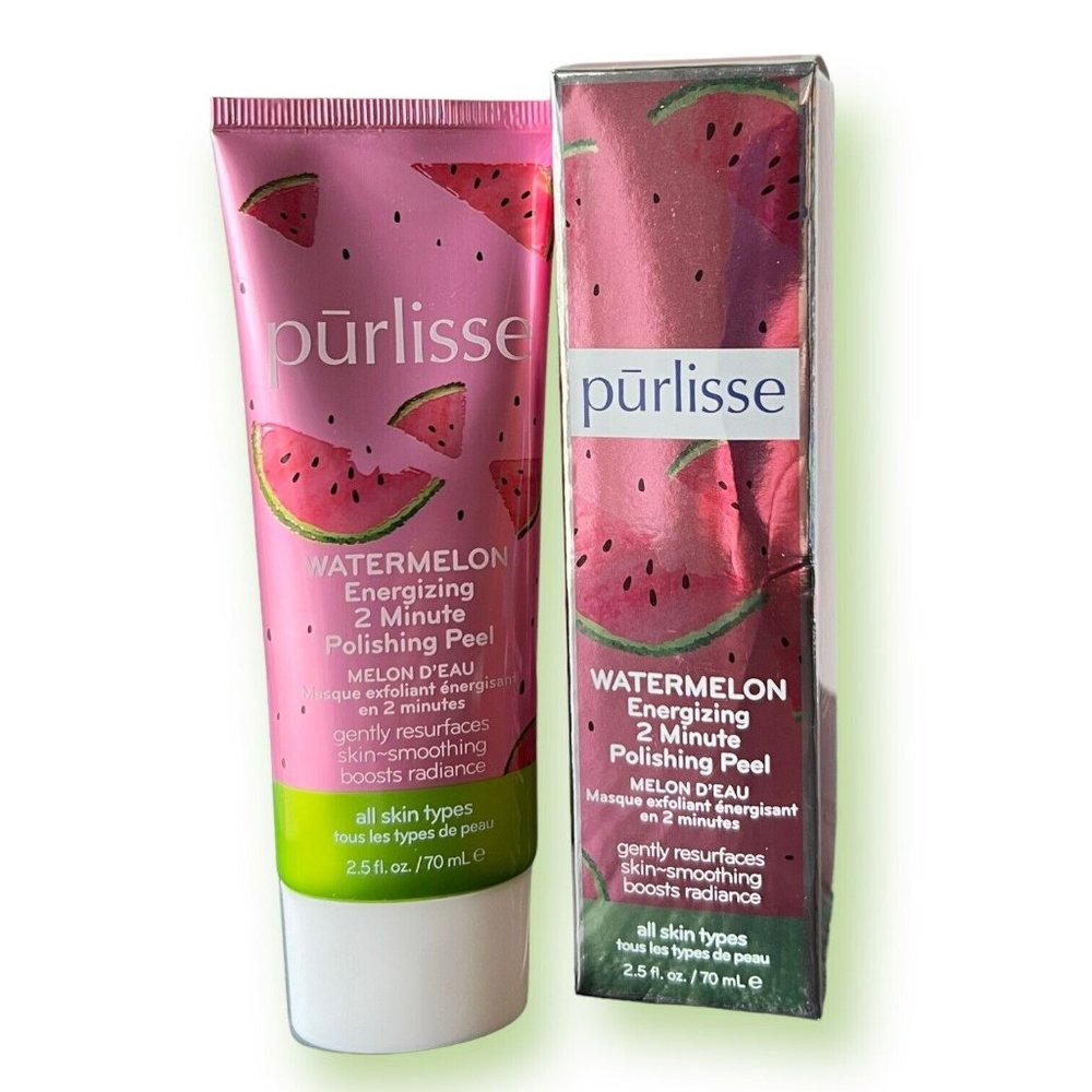 Purlisse Watermelon Energizing Peel Polishing Limited Full Size USA Made Facial
